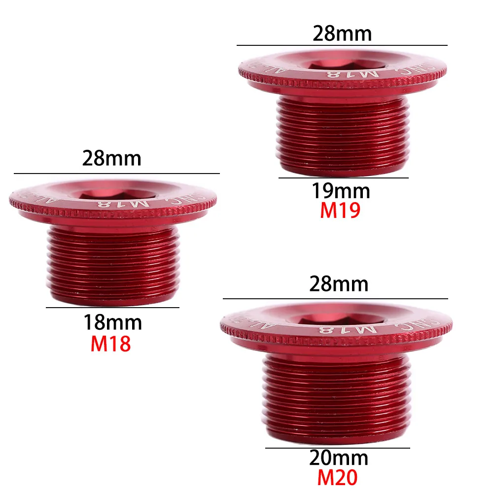 Велосипедный каретка из алюминиевого сплава M18/M19/M20 крепежный болт гайка шатуны