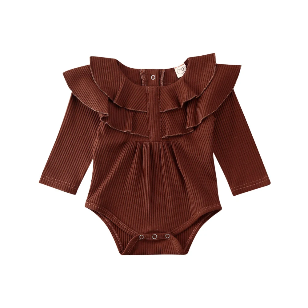 Комбинезоны для новорожденных девочек 0 24 мес. Осенняя зимняя одежда вязаный