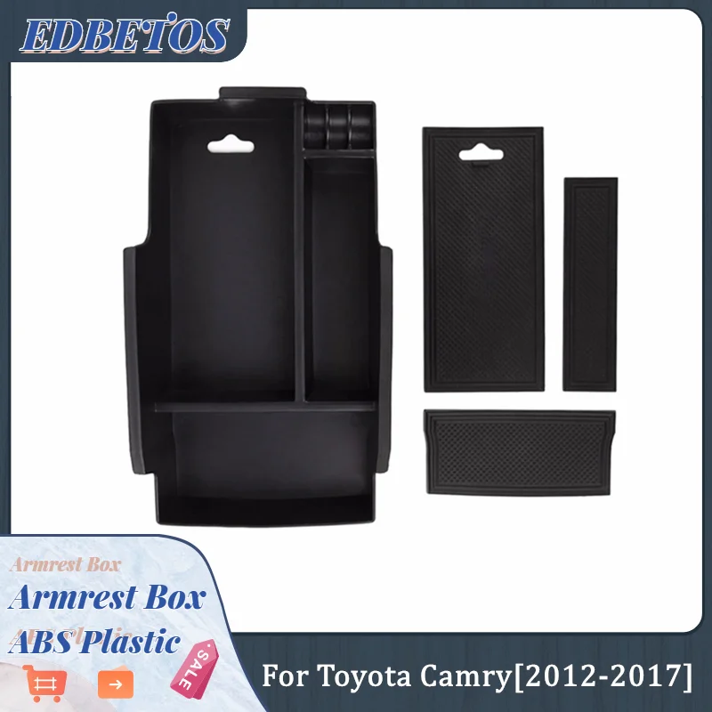 Подлокотник для хранения центральной консоли Toyota Camry 2012 2017 органайзер коробка
