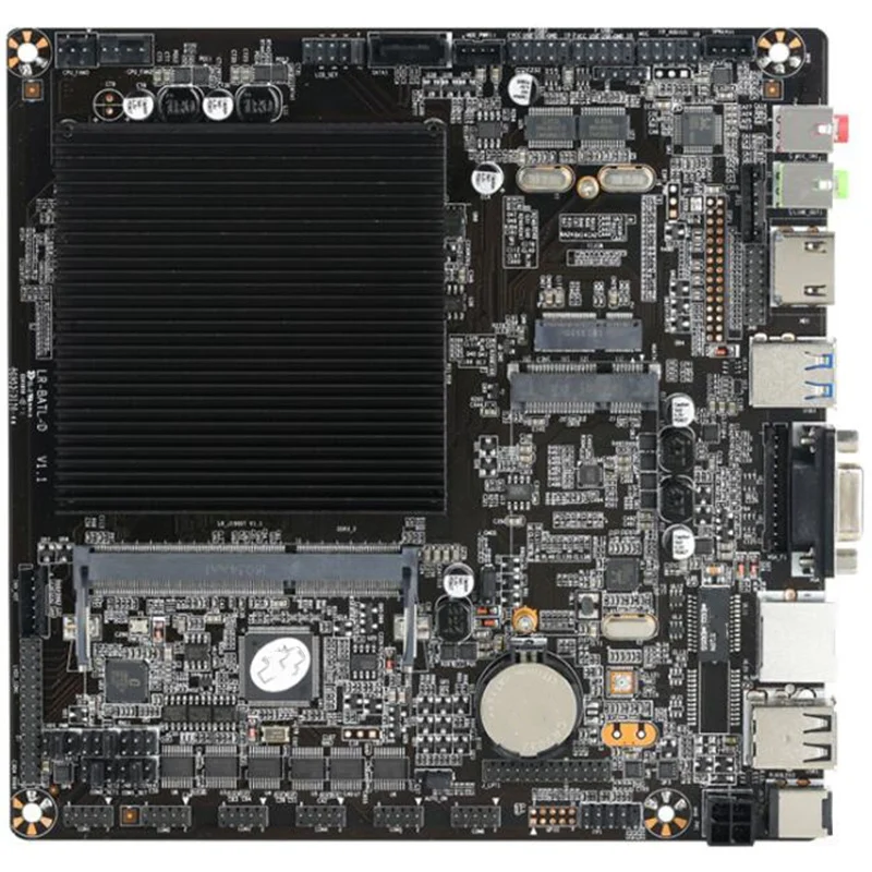 J1900L1 процессор Материнская плата Настольный ПК мини Itx материнская с одной
