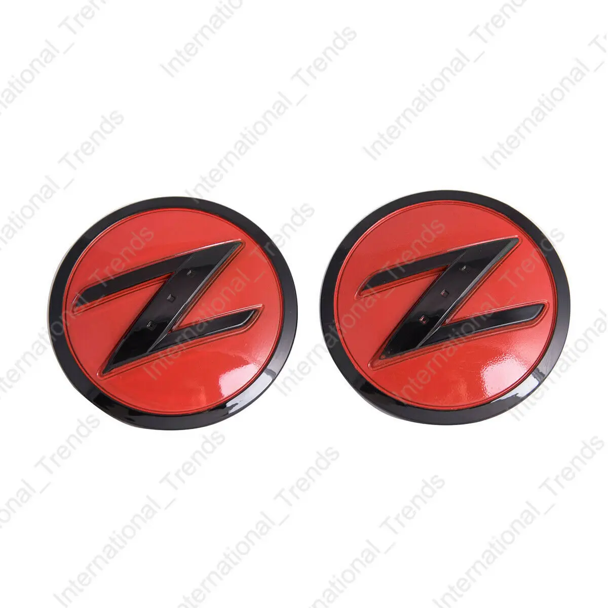 

Pair of 2 350Z 370Z Fairlady Z Z33 Z34 Z Side Red Black Fender Emblem Badges For Replaces