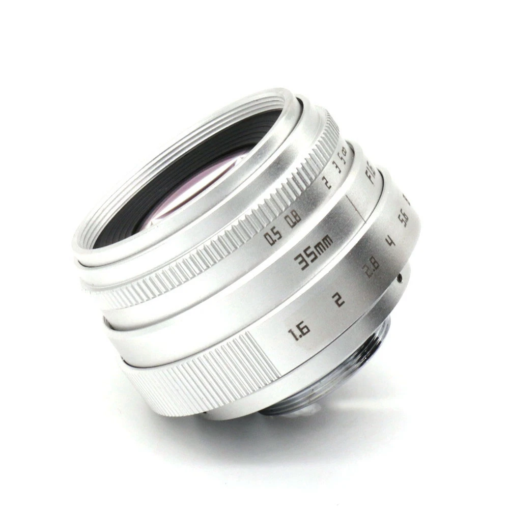 35 мм F1.6 C крепление объектива камеры с переходным кольцом для Canon EOSM / M2 M3|Объективы
