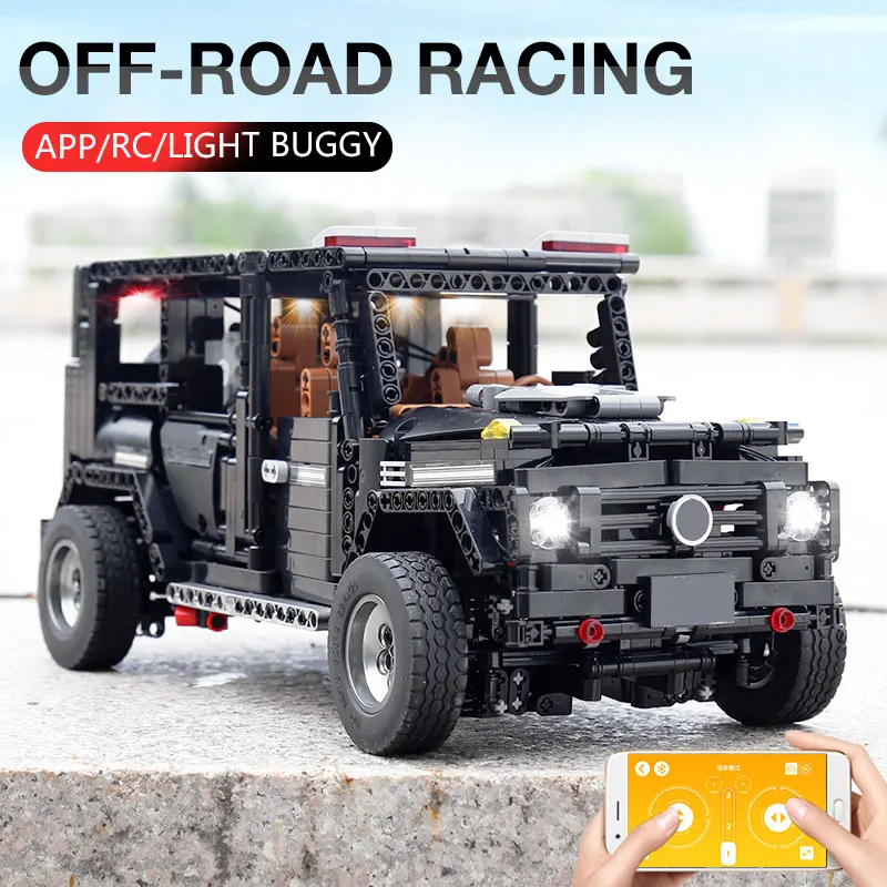 Mould King 13070 Motor Car Series Compatible 20100 MOC-2425 G500 AWD Wagon Set Building Blocks Bricks Kid RC Toy | Игрушки и хобби