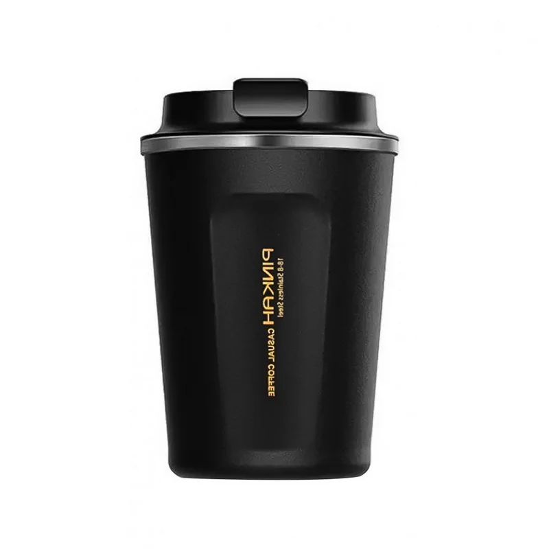 380ml Экологически чистая кружка для повторного использования кофе из нержавеющей стали кружки для путешествий крышка фарфоровые чашки кружка для путешествий Чай Кофе 380/500 мл - Цвет: 380ml