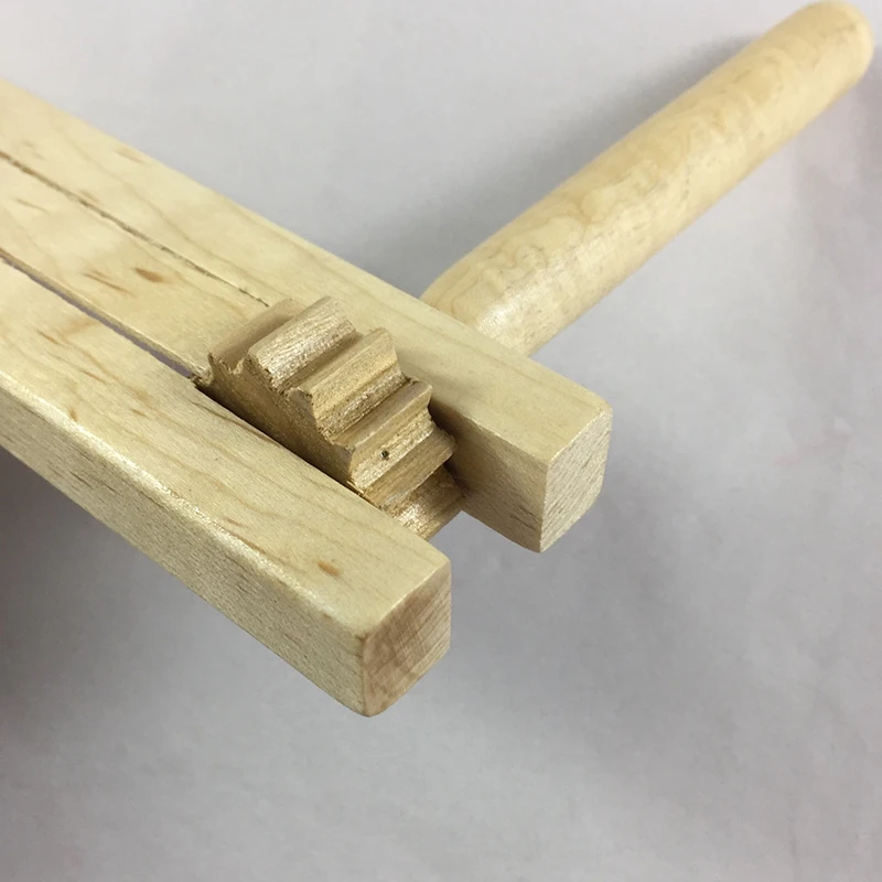 

Wooden Spinning Ratchet Noise Maker Grogger Traditional Matraca for Parties Sports Events and Celebrations