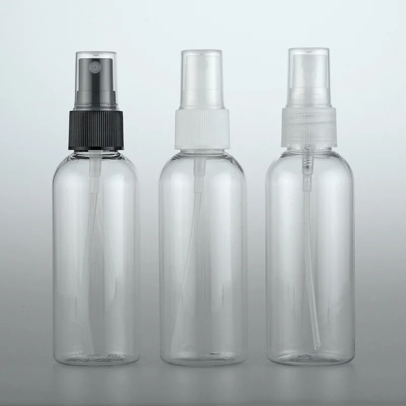 High-grade Mini 50pc 80ml Transparent Plastic Spray Bottle Refillable Perfume PET with Pump | Красота и здоровье