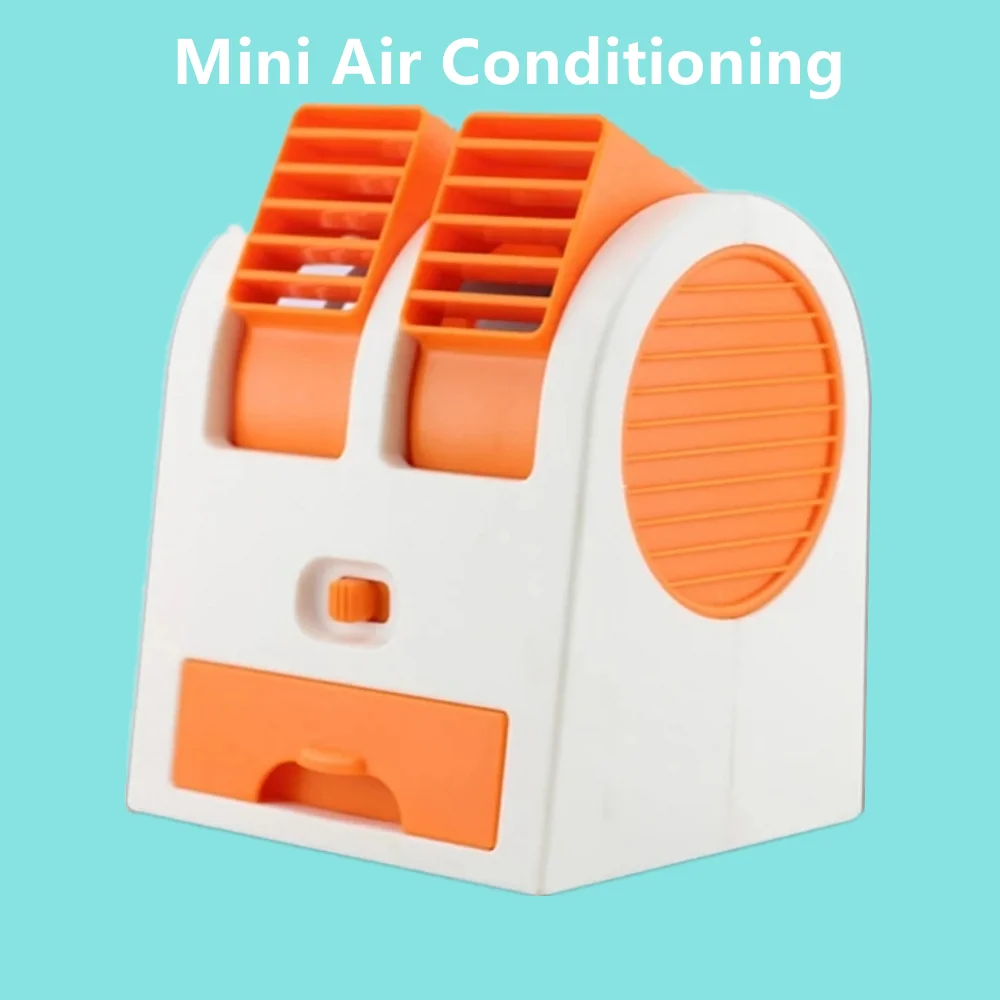 Мини-кондиционер 3-в-1 вентилятор увлажнитель очиститель для дома/улицы USB/батарея Портативный тихий охладитель воздуха