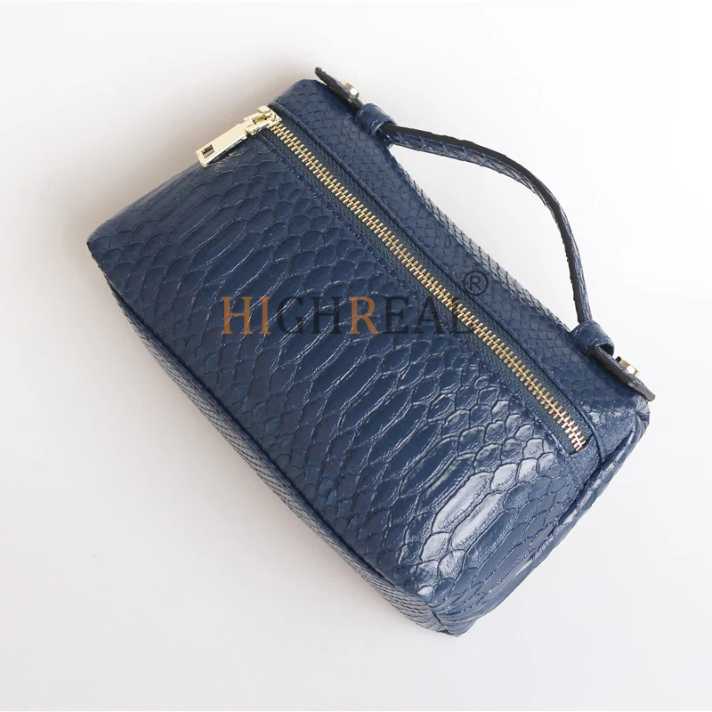 Новый дизайн под заказ со змеиным узором Сумки из натуральной кожи женский клатч