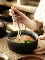 creative japanese style large ramen bowl ceramic bowl millet congee bowl noodle bowl instant noodle bowl