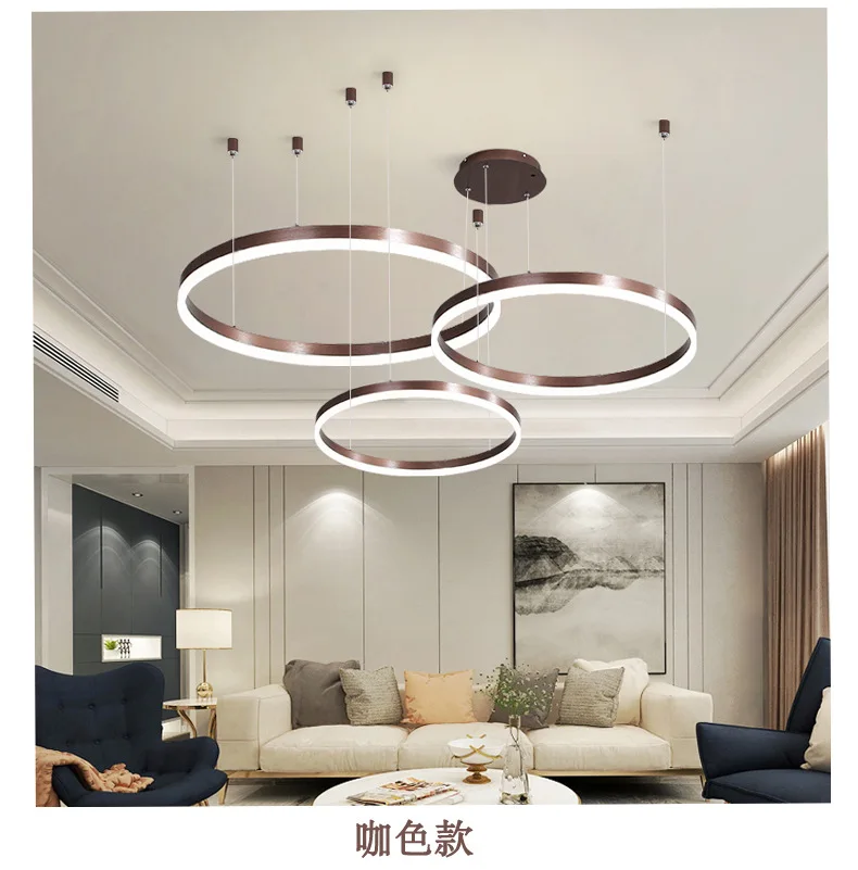 

Gold black Modern LED Chandelier Lighting For Living Study Room Dimmable Indoor Lamps Parlor Foyer Lustres Lampadario Luminaire