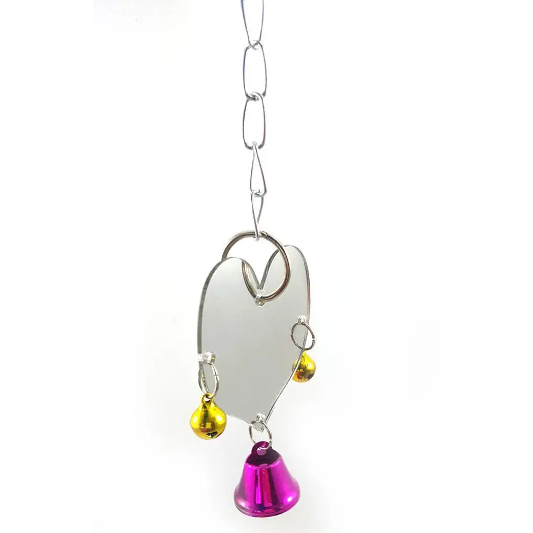 Красочный игрушечный попугай в форме сердца как на картинке зеркальные игрушки