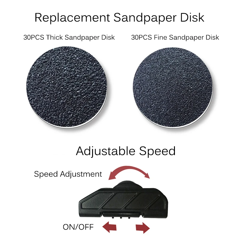 Электрические педикюрные инструменты для ухода за ногами пилка удаления