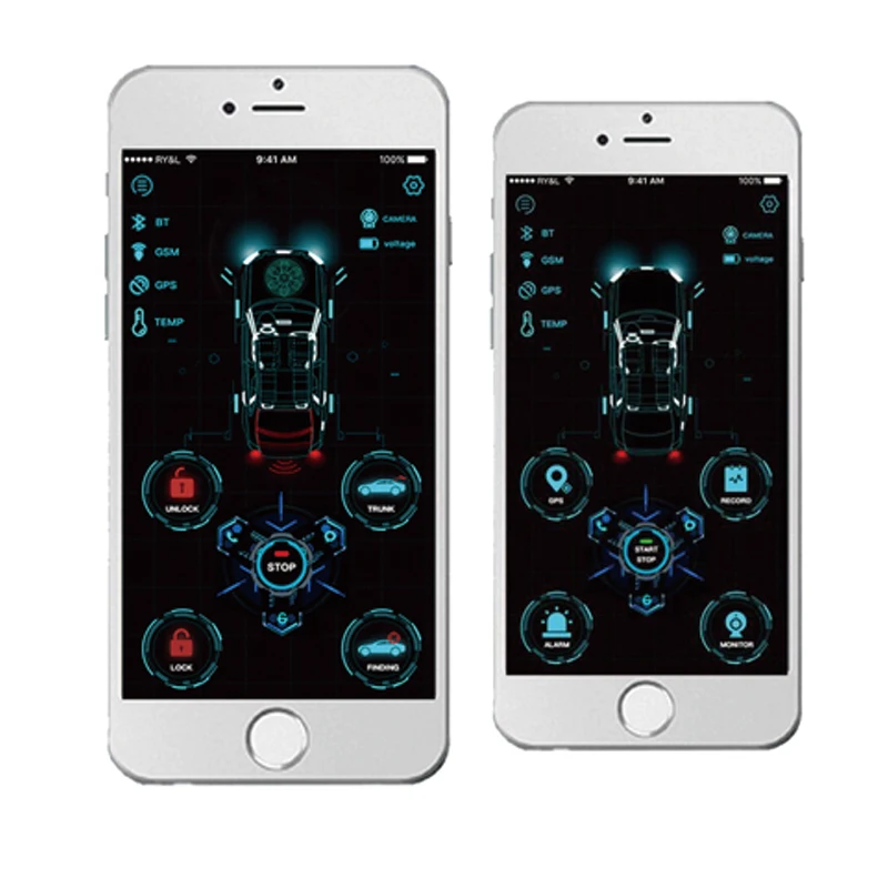 Cardot 4g gps gsm Start Stop Engine Pke Keyless Entry дистанционный стартер умная Автомобильная