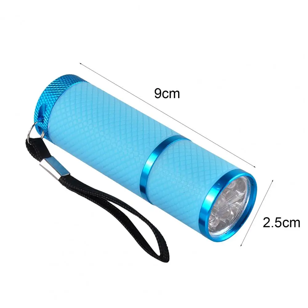 

Nail Dryer Lightweight Waterproof Aluminum Alloy Mini Nail Flashlight Torch for Girl UV Gel Nail Polish Art Light Lamp