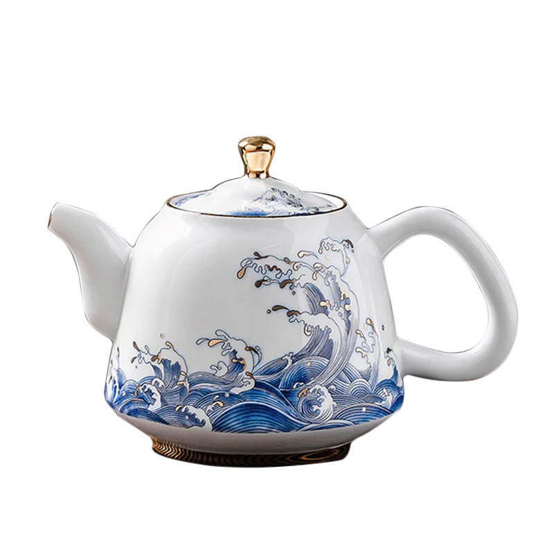 

Tea Pot Ceramic Porcelain Teapot 200ml 350ml Teaware Chinese Kung Fu Tea Kettle Drinkware Jingdezhen Tea Decoration Crafts Gift
