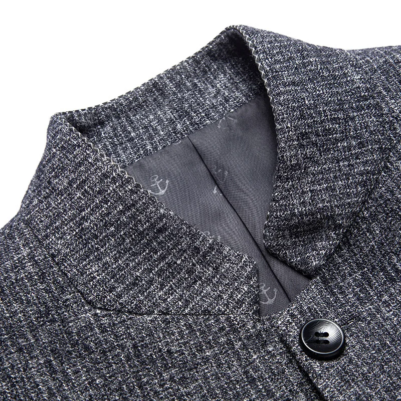 

BOLUBAO Fashion Brand Men Suit Men's Blazer Luxury Wool Thick Men Classic Business Suits Jacket Male Luxurious Slim Blazers