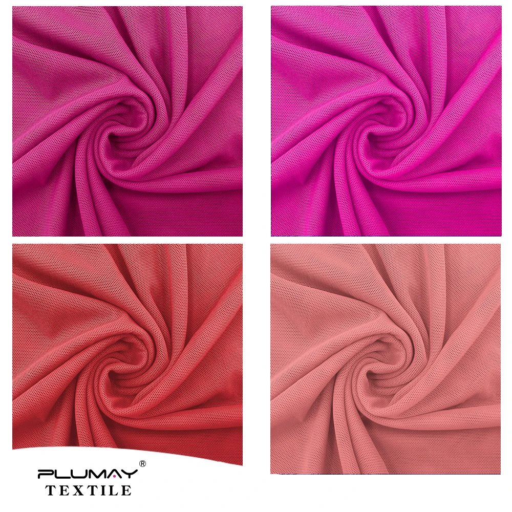 Сетчатая Ткань сделай сам для платья из нейлона и спандекса эластичная мягкая