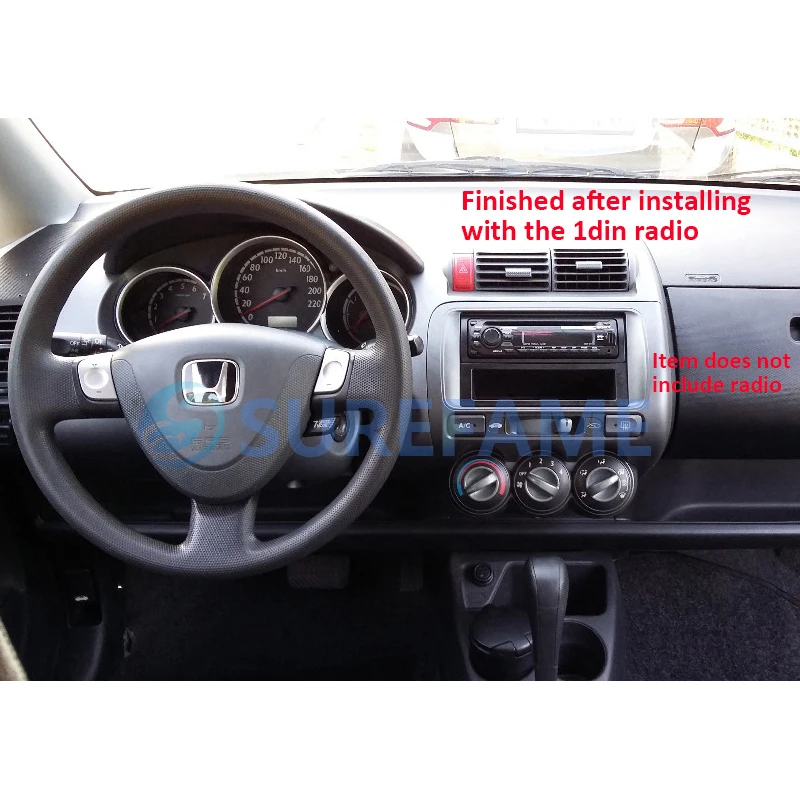 Одинарный адаптер для радиоприемника Honda Jazz Fit 2002 2008 2 Din|Панели| |