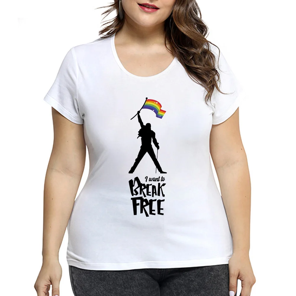 

T-shirts Women 2021 Cartoon Casual Female tshirts Fashion Trend Summer Clothes for woman Graphic Tshirt Top Ladies Plus Size 4XL