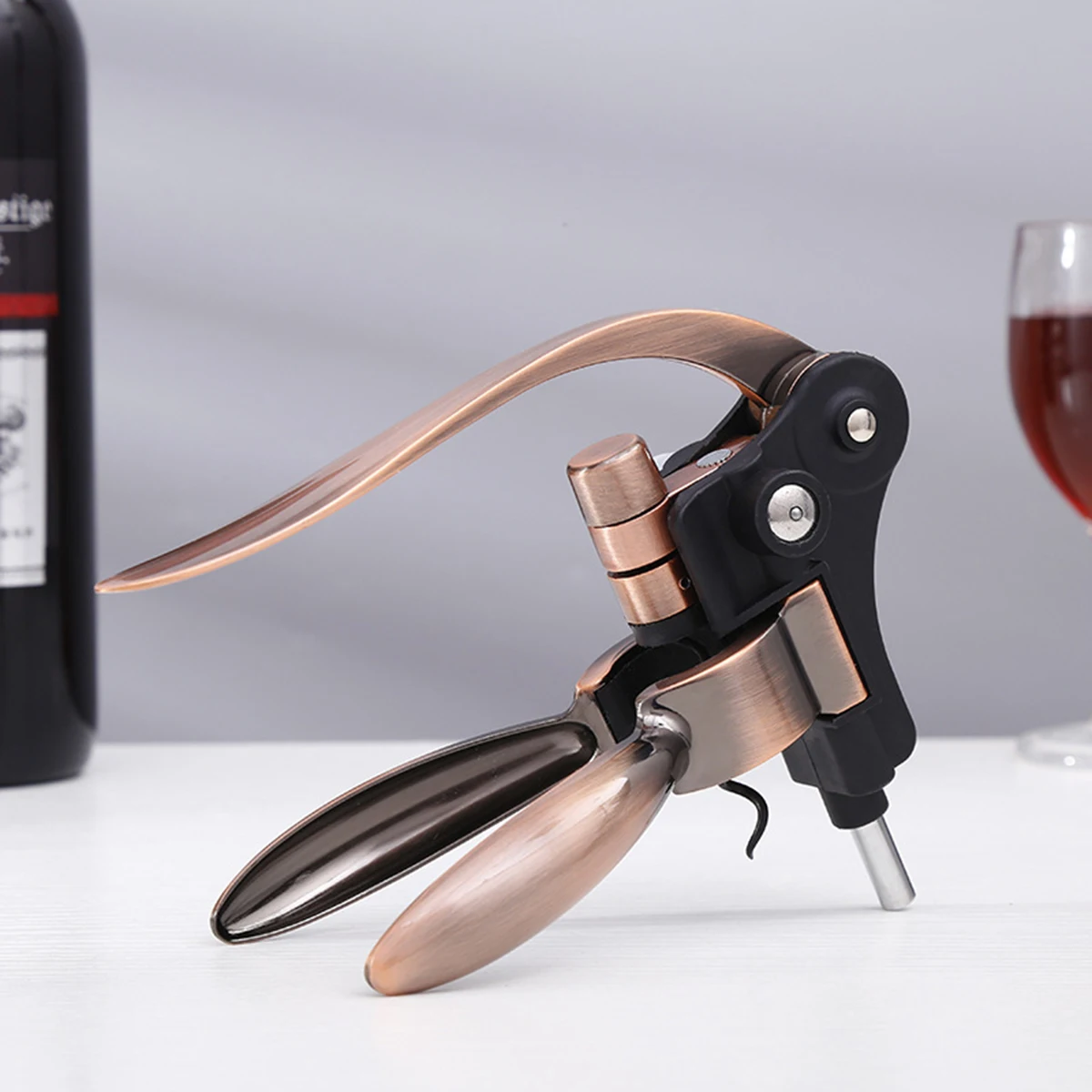 

Wine Opener Tool Cute Rabbit Style Creative Corkscrew Cork Bottle Wine Cap Opener Kitchen Bar Tools Gifts Stainless Steel