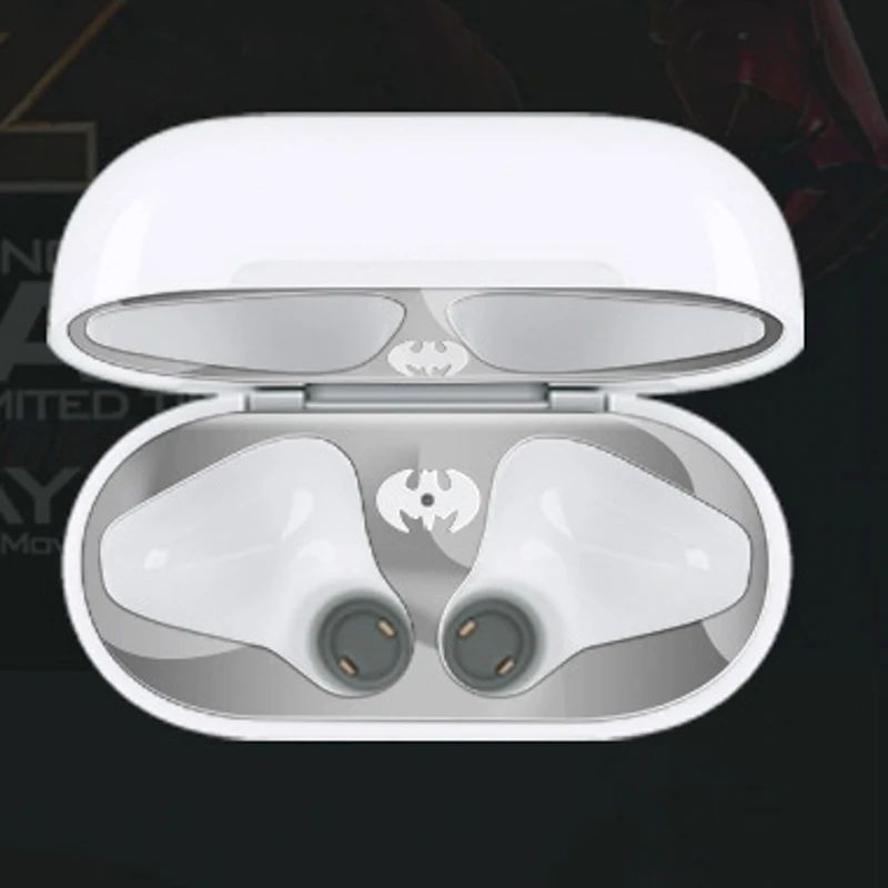 Для Apple AirPods 2 металлическая Пылезащитная Защитная Наклейка защитная крышка для наушников для Airpods 2 Пылезащитная наклейка для AirPods 1