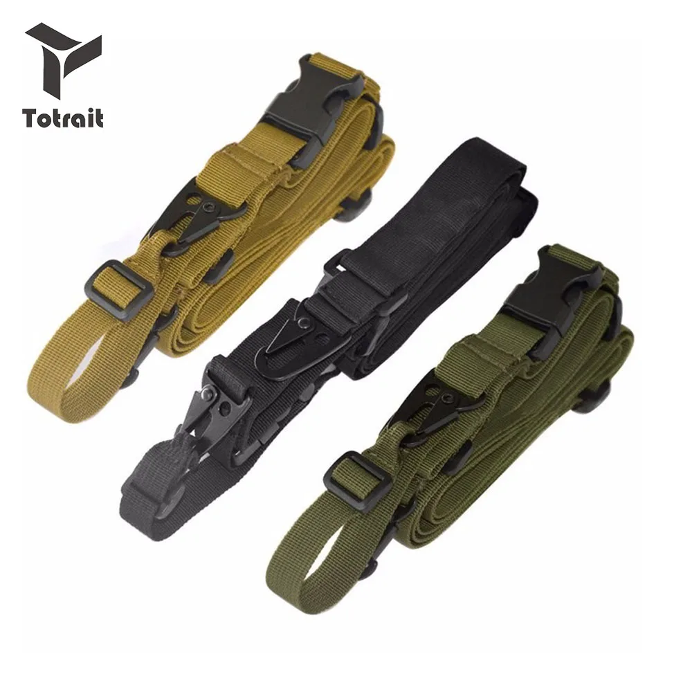 Ремень для винтовки с 3 регулируемыми Вертлюгами страйкбола нейлоновый ремень