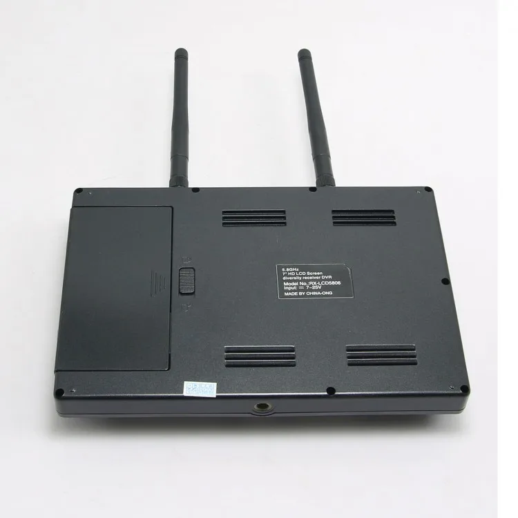 7 дюймовый RX LCD 5806 5 8 GHz HD ЖК экран приемник разнесенных сигналов DVR монитор 1024*600P