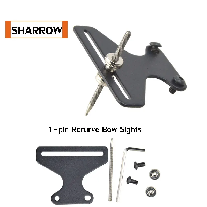 1 pin Рекурсивный лук прицелы лазера микро регулировка оптического волокна