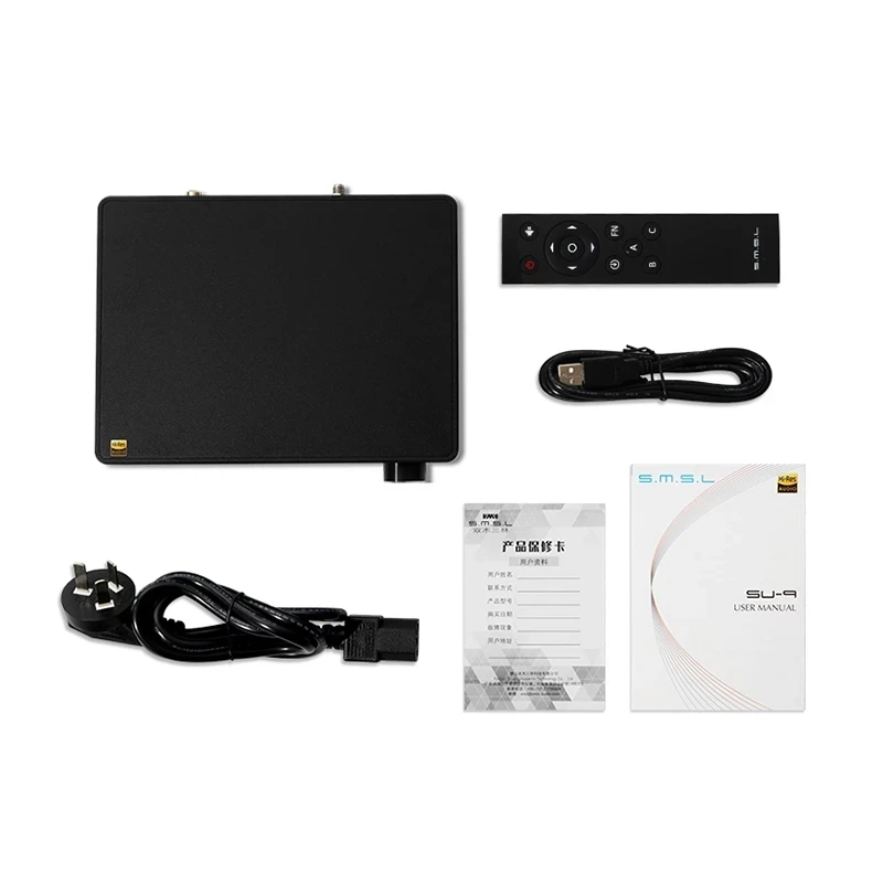 SMSL SU 9 MQA USB полный декодер Bluetooth 5 0 ES9038Pro DAC 2nd Gen XMOS DSD512 PCM768kHz/32Bit ТПП LDAC