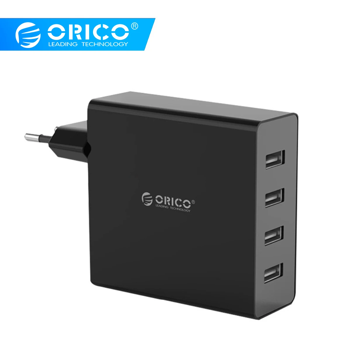 ORICO 4 порта настенное USB зарядное устройство для телефона Быстрая зарядка 5V2. 4A * 6A30W