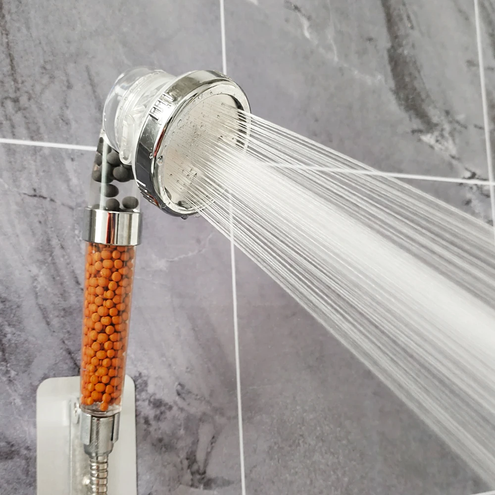 

Ручная насадка для душа Zloog, 3 режима, регулируемая, экономия воды, высокое давление, спа Анионный фильтр