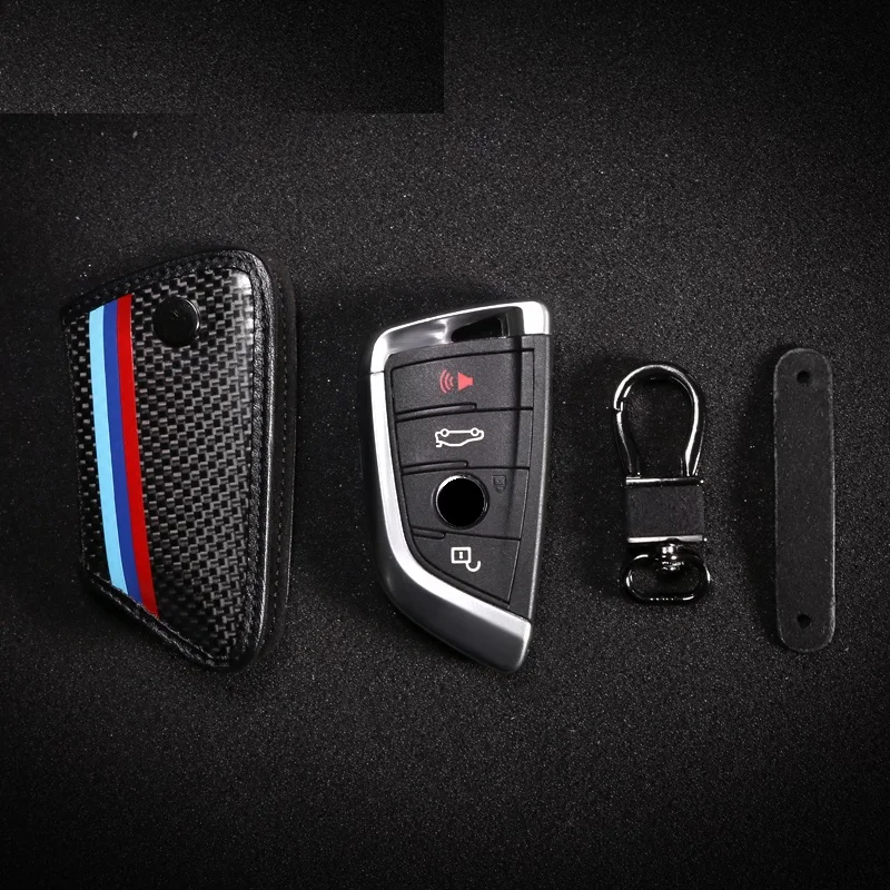 Чехол для ключей из углеродного волокна Bmw E90 F30 F34 F10 E70 E71 X1 X3 X4 X5 X6 1 2 3 4 5 6 7 серия |