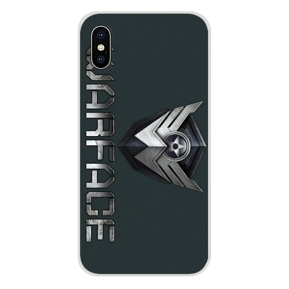Игровые прозрачные мягкие чехлы Warface с низким содержанием жира для Apple iPhone X XR XS 11