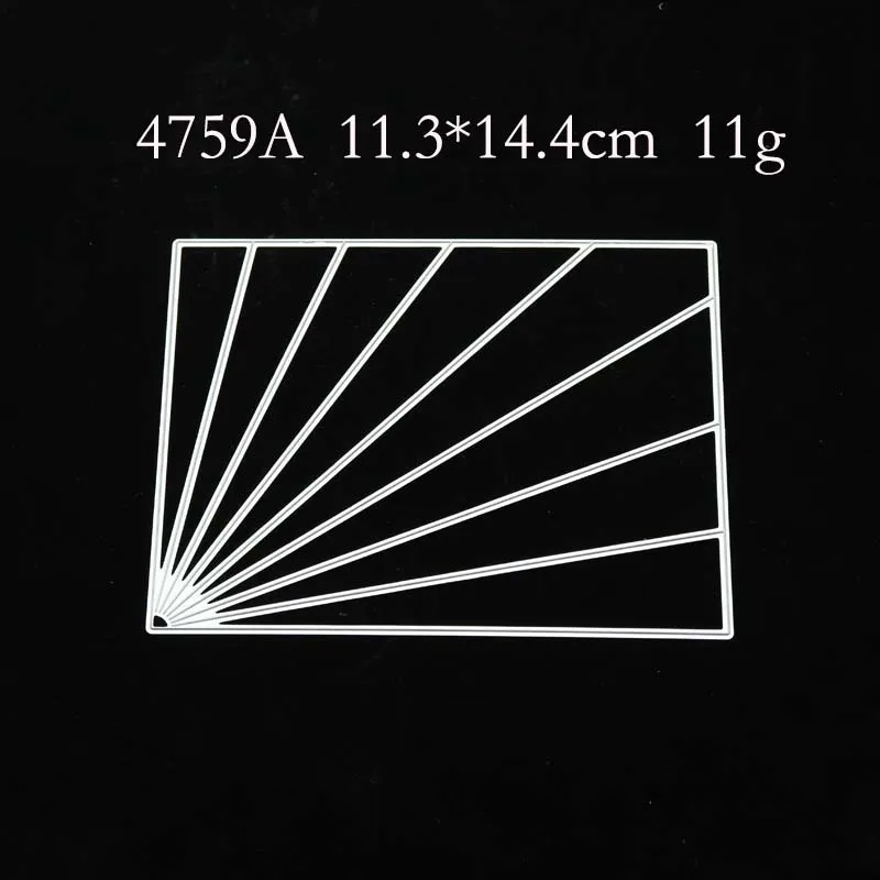 

JC New Light Shine Frame Background Cutting Dies for Scrapbooking Craft Punch Blade Die Cut Stencil Mould Sheet Decor Template