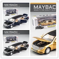 maybach s650 elongated 132 alloy model elastic model decorated childrens toys car decoration car boys toy car model cake baki