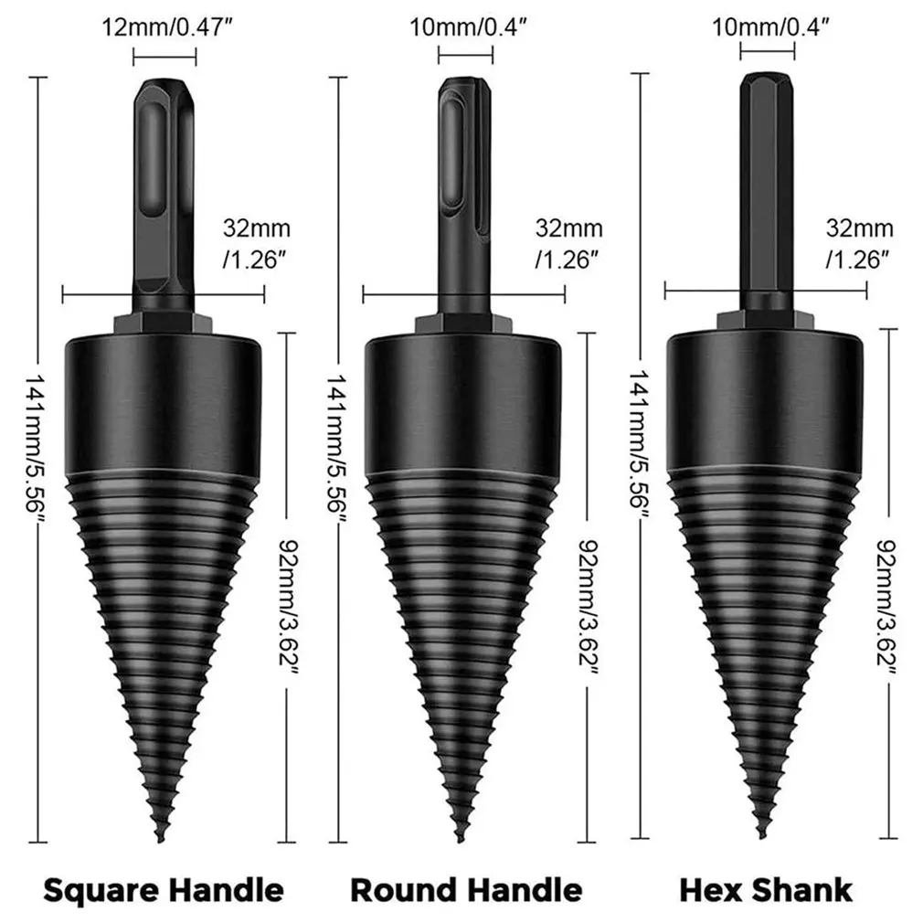 

Wood Splitting Drill Electric Hammer Type Impact Durable Drill High Hardness Split Material Drill Bit