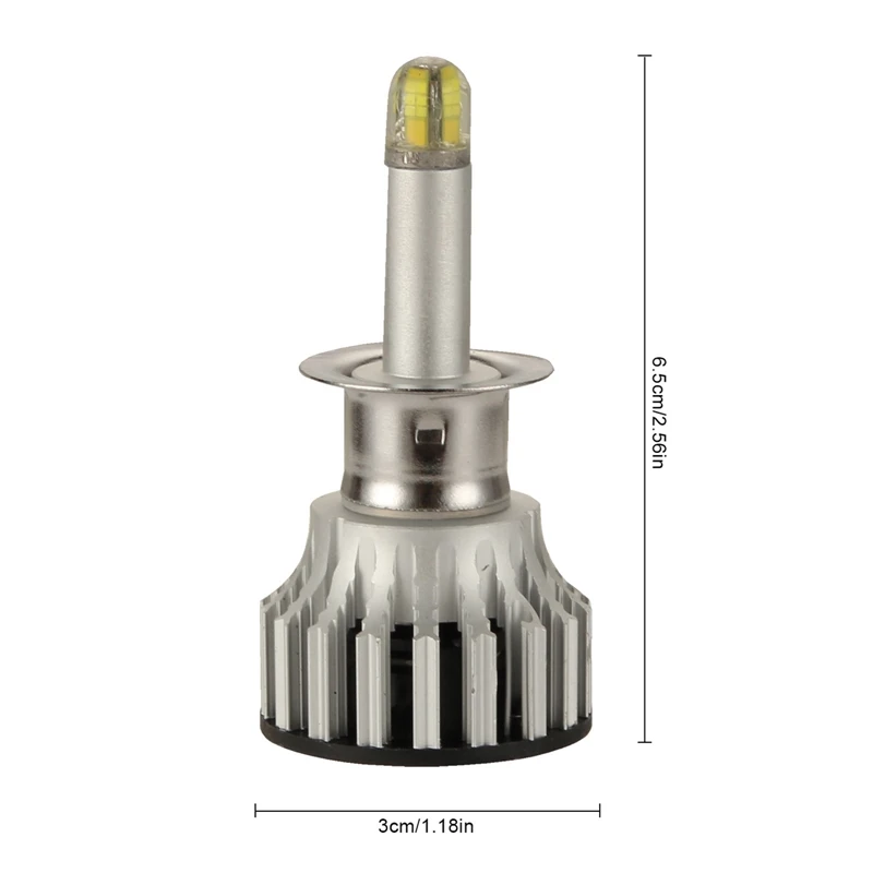 

2Pcs DC 9-30V G6 Car LED Headlight Bulbs Auto Car Far and Near Beam Led Front Headlight H1 H7 H11 9005 9006 6500K 24 Lamp Beads