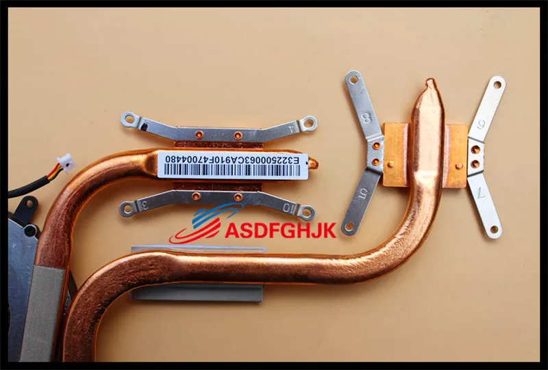 Ноутбук охлаждающий радиатор и вентилятор для MSI GE62 GL62 GP62 16J3 PAAD06015SL-N303 E322500063CA.