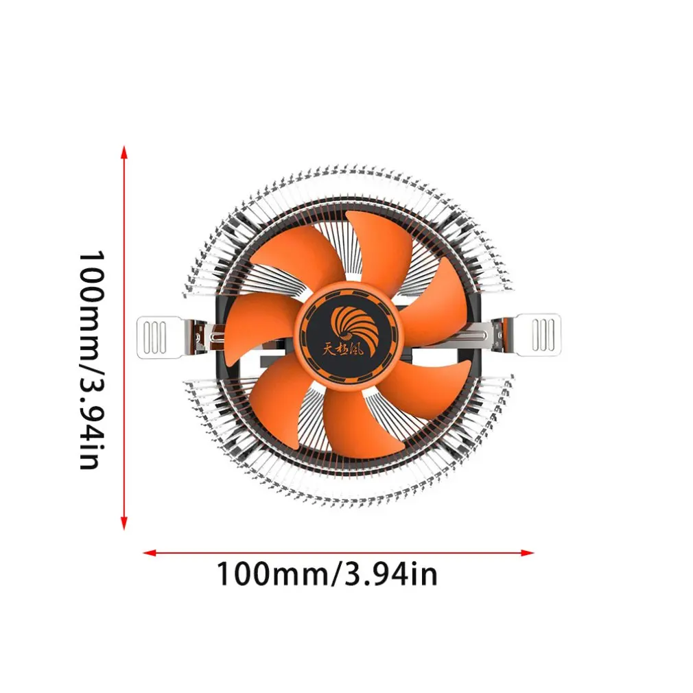 

Long Service Life Super Quiet Computer PC CPU Cooler Cooling Fan Heatsink for LGA775 1155 AMD AM2 AM3 754