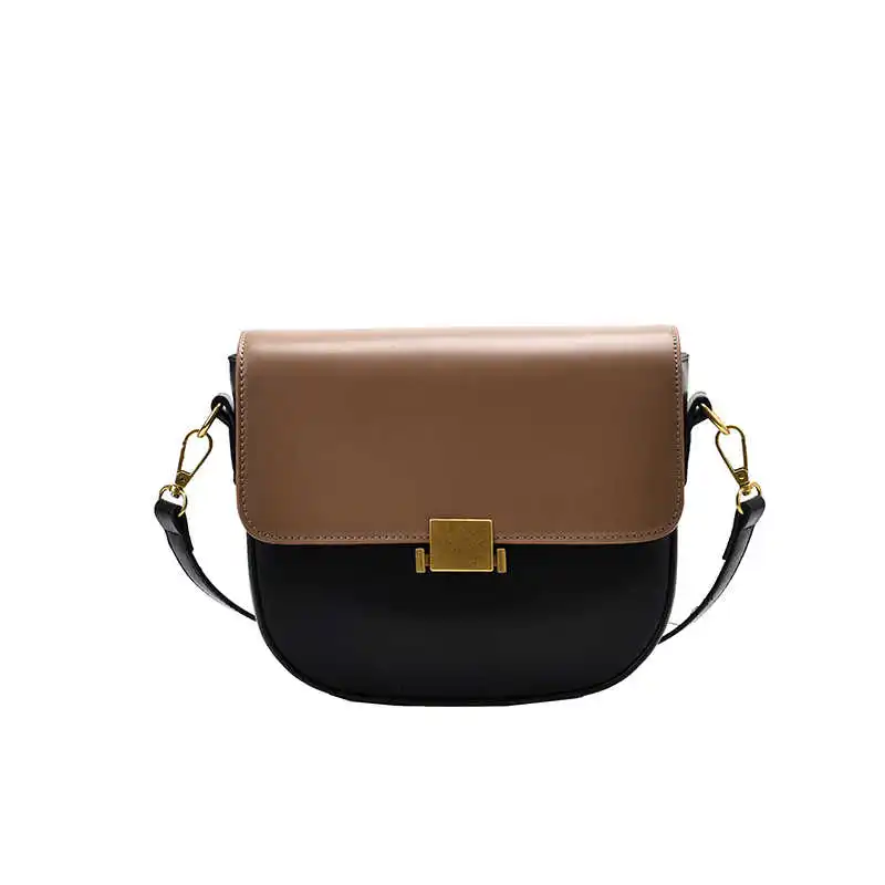 

Women Crossbody Bag Half Moon Saddle Bags For Women 2021 Brand Leather Flap Satchel Classic Lady Messenger Shoulder Bag