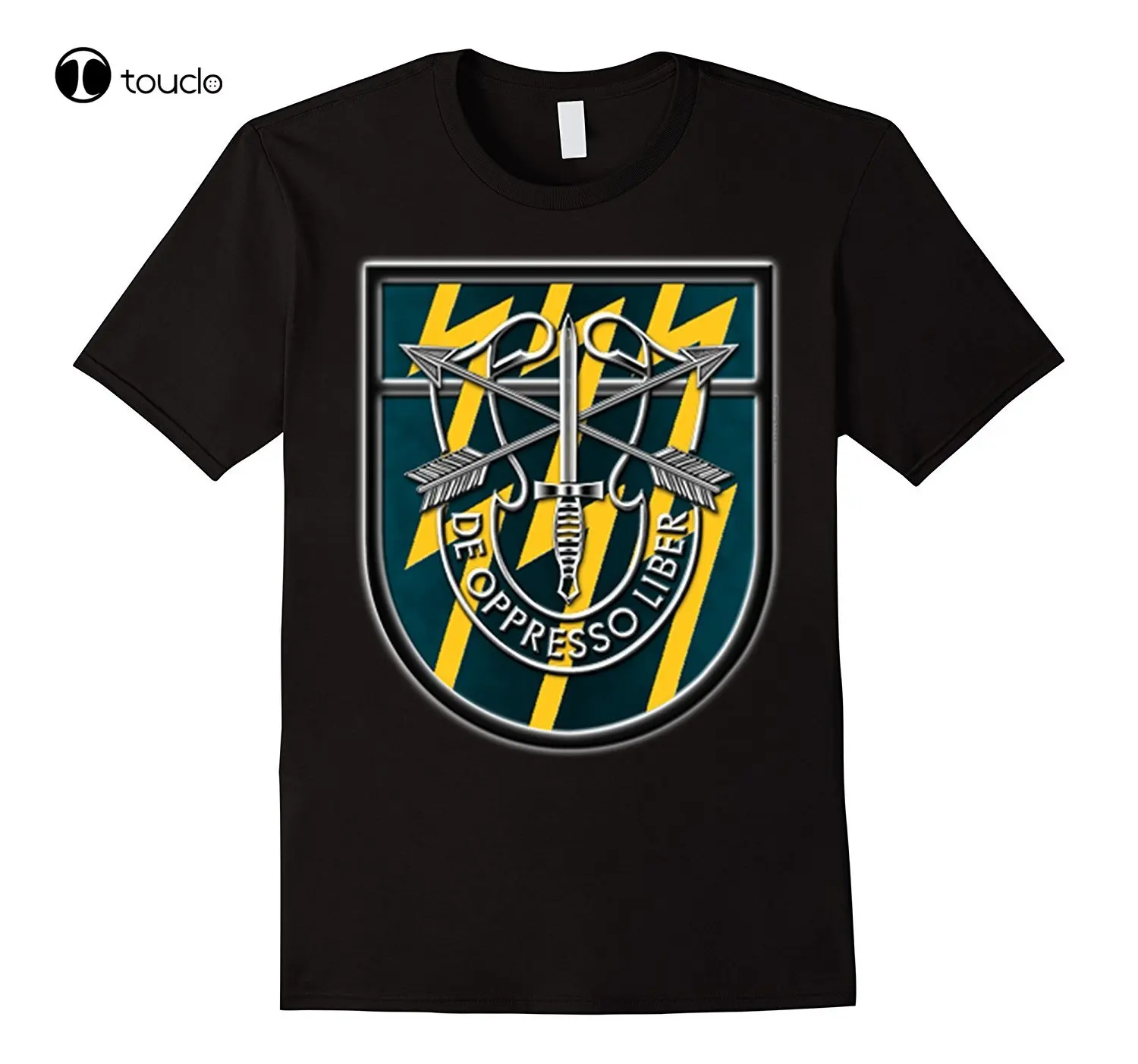 

New Summer Cool Tee Shirt 12Th Special Forces Group De Oppresso Liber Tshirt Funny T-Shirt Custom Aldult Teen Unisex Unisex