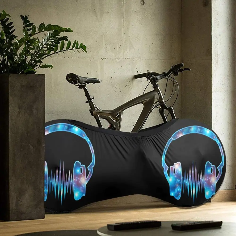 

Galaxy Headphones Wave outdoor Bike Fashionable MTB waterproof Bicycle dust cover Custom Rashguard biking motocross father gift