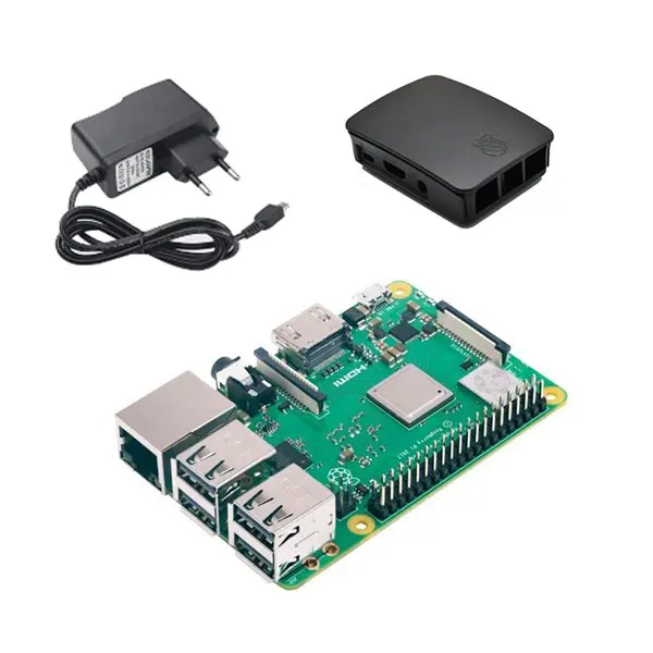 U.S. regulations Для Raspberry Pi 3 Model B+ 1Gb Ram Wifi и Bluetooth+ блок питания+ чехол - Комплект: U.S. regulations