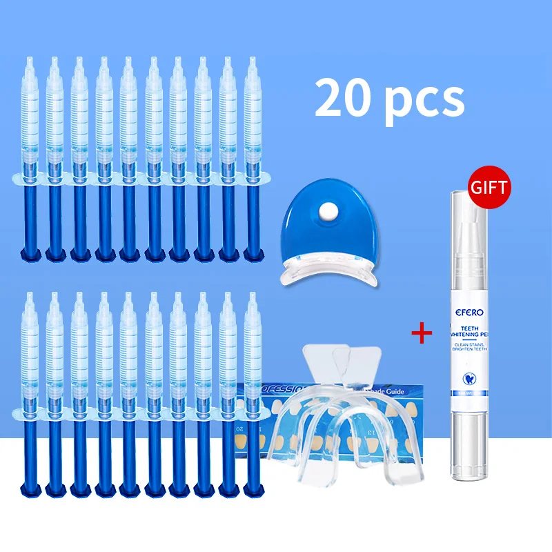 

Набор для отбеливания зубов и гигиены полости рта, с 44% пероксидами