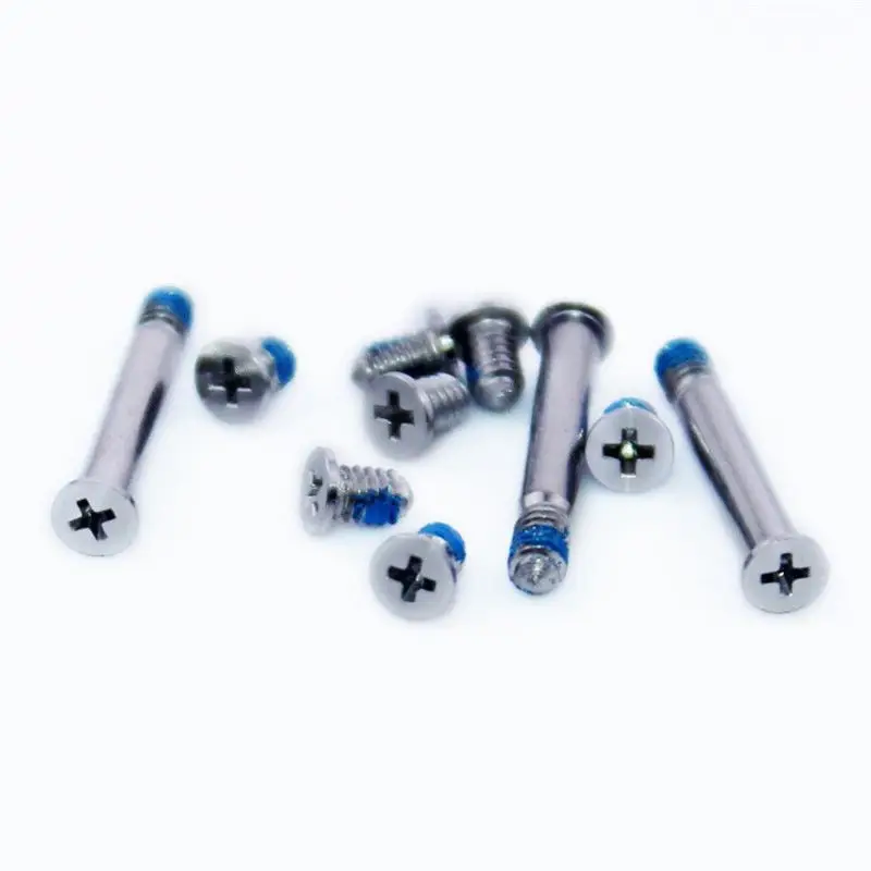 

For apple pro 13inch 15inch 17inch Back cover screw for A1278 A1286 A1297 laptop Computer repair parts sliver co