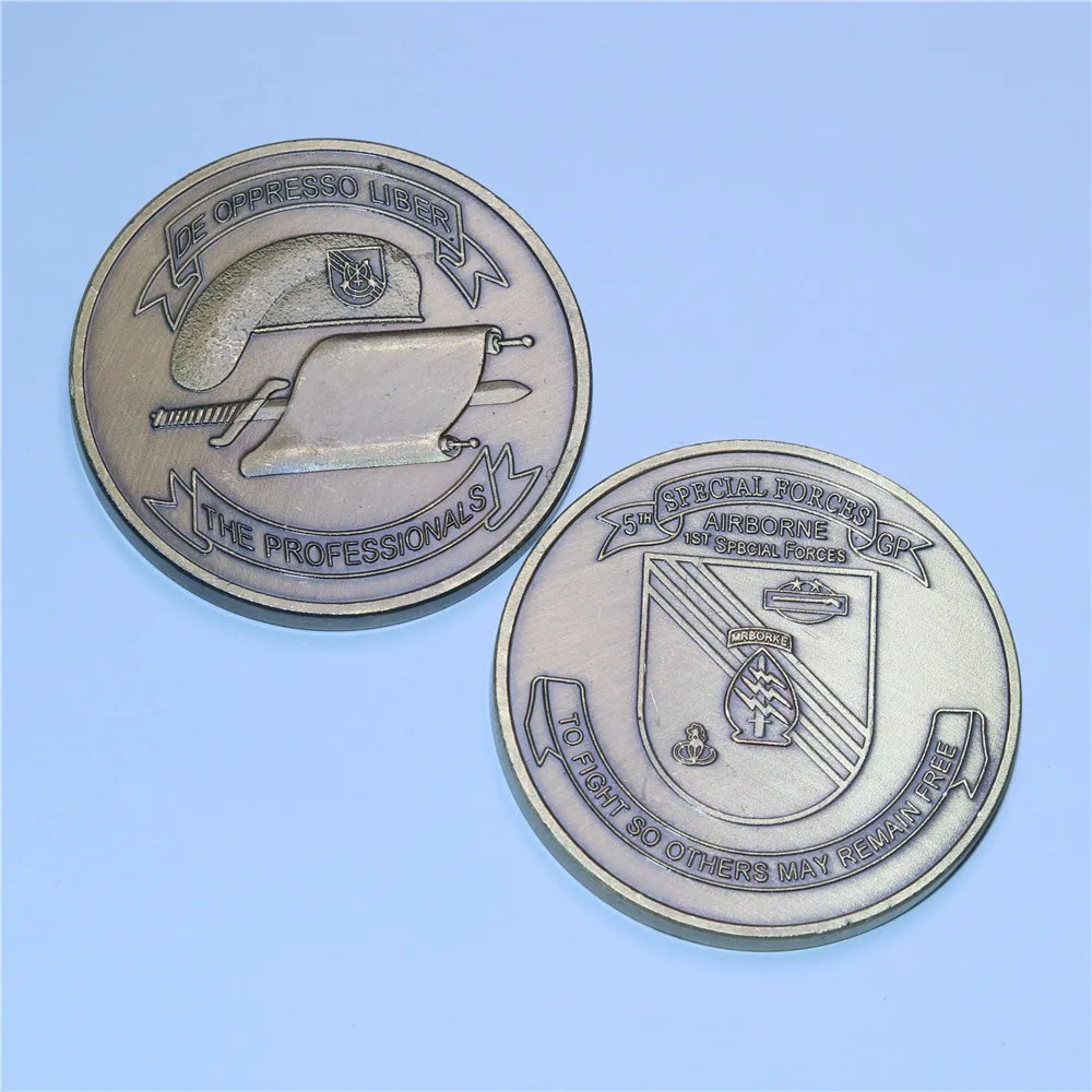 

1st Special Forces Command Airborne Challenge Coin BN Army USASOC PSYOP