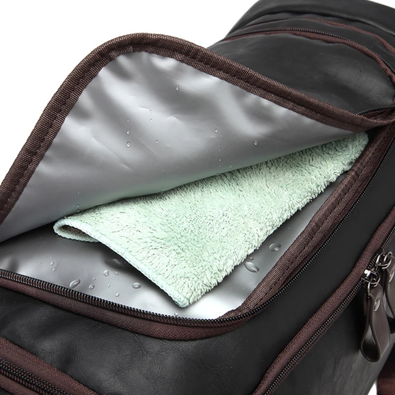 PU Leather Duffel Bag Fitness Shoulder Gym Bag Gym Pack Crossbody Bags Sport Gymnastics Bag Shoes Compartment Fitness Gadgets