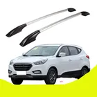 Для Hyundai IX35 2010-2018 алюминиевый сплав Верхняя крыша боковая рейка багажник