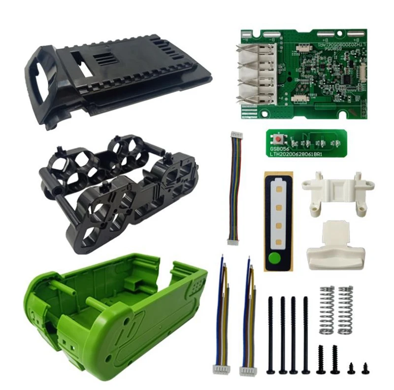 

10 Core 18650 Version Battery Plastic Case Charging Protection Circuit Board PCB for Greenworks 40V Lawn Mower Cropper