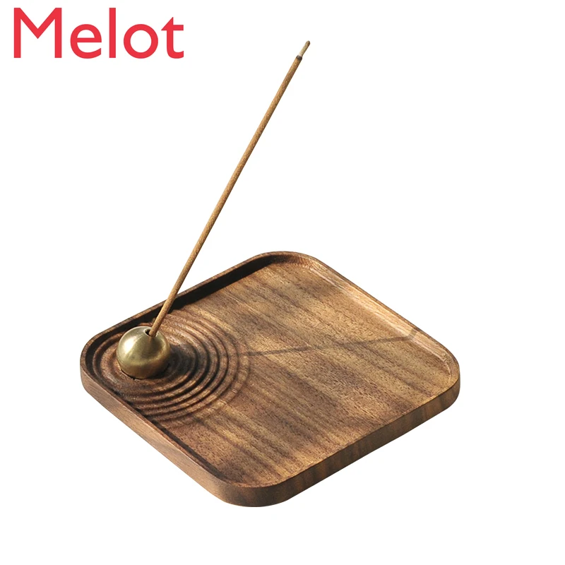 

Personalized Creative Handmade Walnut Incense Holder Has Refreshing Function High-End Affordable Luxury Home Decorations Desk
